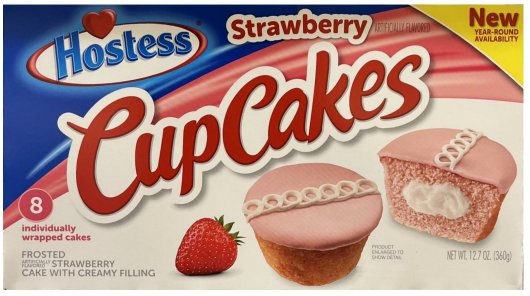 (image for) HOSTESS STRAWBERRY CUP CAKES