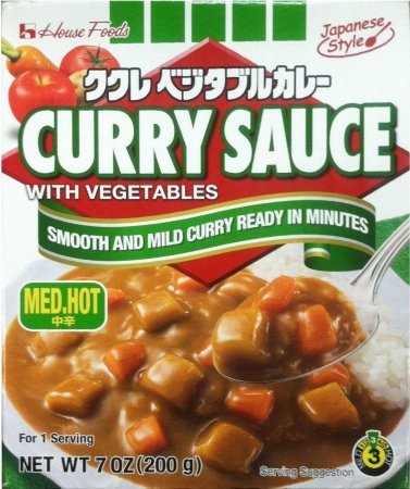 (image for) HOUSE FOODS JAPANESE STYLE CURRY SAUCE W/ VEGETABLES MEDIUM HOT