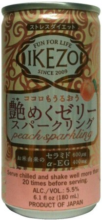 (image for) IKEZO SPARKLING JELLY PEACH SAKE