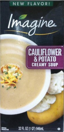 (image for) IMAGINE ORGANIC CAULIFLOWER & POTATO CREAMY SOUP