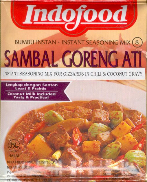 (image for) INDOFOOD SAMBAL GORENG ATI CHILI AND COCONUT GRAVY