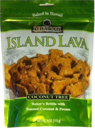 (image for) ISLAND LAVA O' HAWAII COCONUT TREE BRITTLE