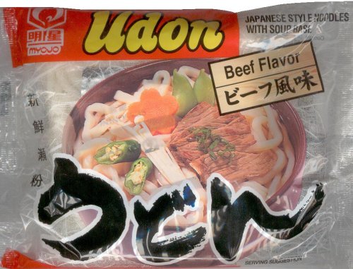 (image for) MYOJO UDON BEEF FLAVOR JAPANESE STYLE NOODLES