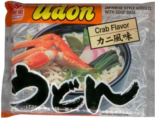 (image for) MYOJO UDON CRAB FLAVOR JAPANESE STYLE NOODLES