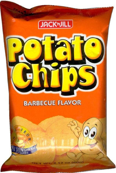 (image for) JACK'N JILL POTATO CHIPS BARBECUE FLAVORED