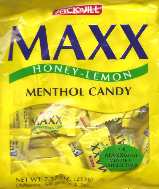 (image for) JACK'N JILL MAXX HONEY-LEMON MENTHOL CANDY