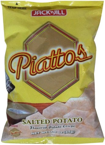 (image for) JACK'N JILL PIATTOS SALTED POTATO FLAVORED POTATO CRISPS