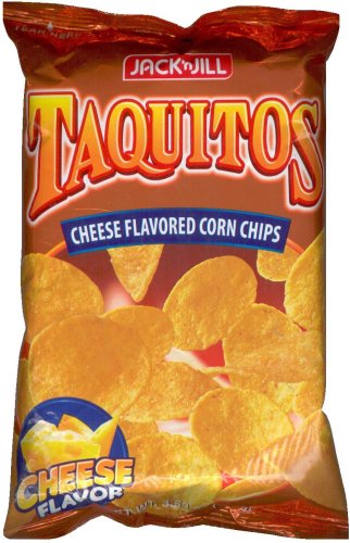 (image for) JACK'N JILL TAQUITOS CHEESE FLAVORED CORN CHIPS