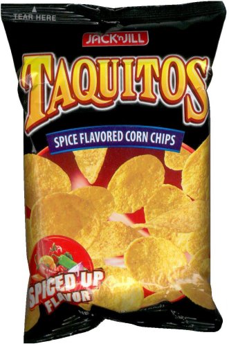 (image for) JACK'N JILL TAQUITOS SPICE FLAVORED CORN CHIPS