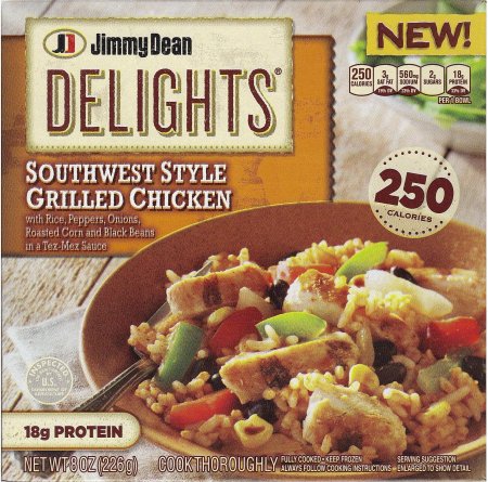 (image for) JIMMY DEANS DELIGHTS SOUTHWEST STYLE GRILLED CHICKEN BOWL