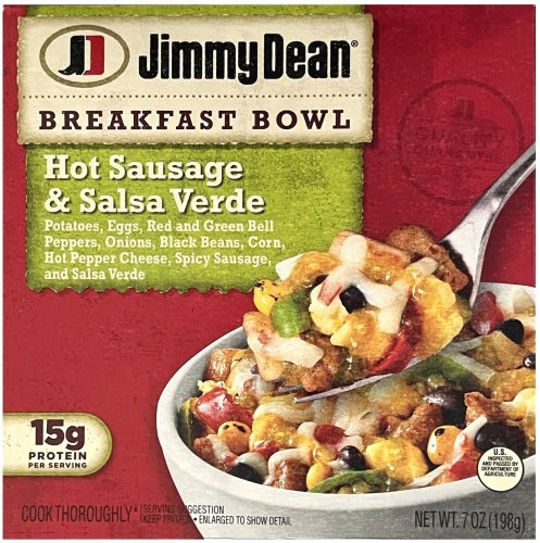 (image for) JIMMY DEAN BREAKFAST BOWL HOT SAUSAGE & SALSA VERDE