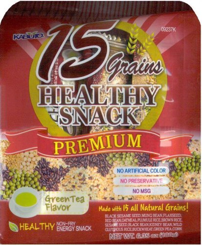 (image for) 15 GRAINS HEALTHY SNACK GREEN TEA FLAVOR