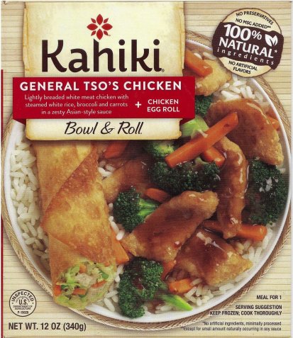 (image for) KAHIKI GENERAL TSO'S CHICKEN+ CHICKEN EGG ROLL