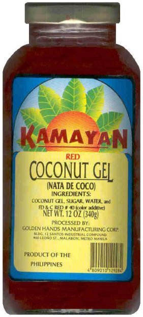 (image for) KAMAYAN NATA DE COCO COCONUT GEL RED