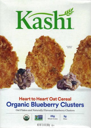 (image for) KASHI HEART TO HEART CEREAL ORGANIC BLUEBERRY CLUSTERS