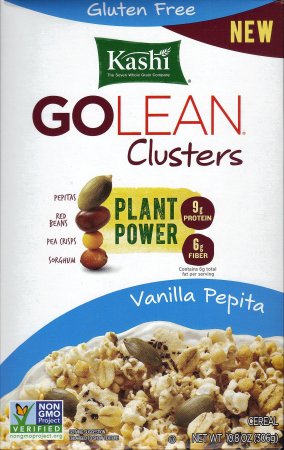 (image for) KASHI GOLEAN CLUSTERS PLANT POWER VANILLA PEPITA