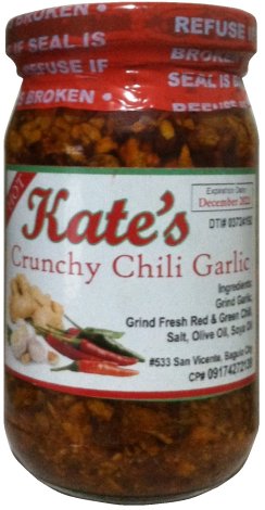 (image for) KATE'S CRUNCHY CHILI GARLIC SAUCE HOT