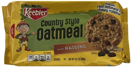 (image for) KEEBLER COUNTRY STYLE OATMEAL WITH RAISINS