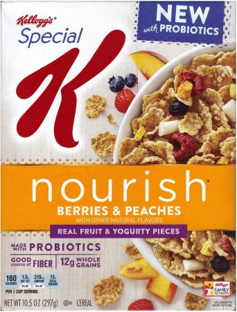 (image for) KELLOGG'S SPECIAL K BERRIES & PEACHES WITH FRUIT & YOGURTY PIECE