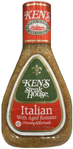 (image for) KEN'S STEAK HOUSE ITALIAN WITH AGE ROMANO DRESSING & MARINADE