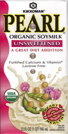 (image for) PEARL ORGANIC SOYMILK UNSWEETENED