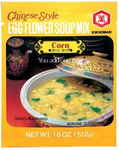 (image for) KIKKOMAN EGG FLOWER SOUP MIX CORN