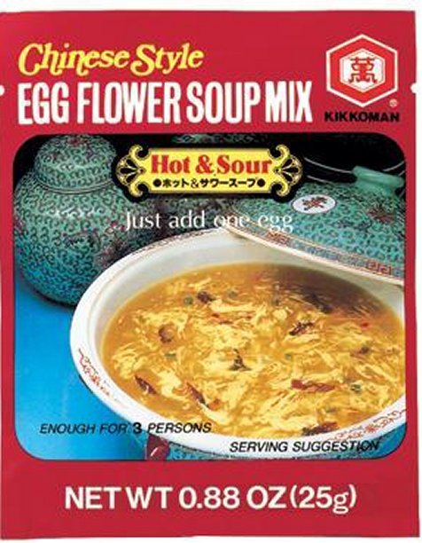 (image for) KIKKOMAN EGG FLOWER SOUP MIX HOT & SOUR