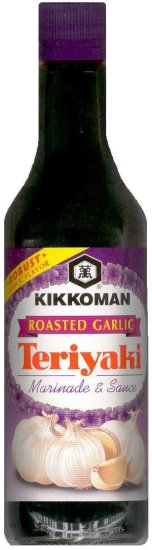 (image for) KIKKOMAN ROASTED GARLIC TERIYAKI MARINADE & SAUCE