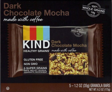 (image for) KIND HEALTHY GRAINS DARK CHOCOLATE MOCHA MADE WITH COFFEE