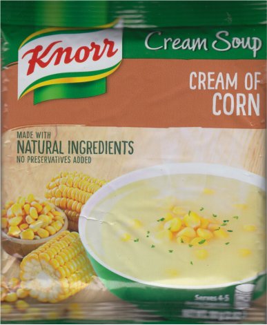 (image for) KNORR CREAM OF CORN SOUP