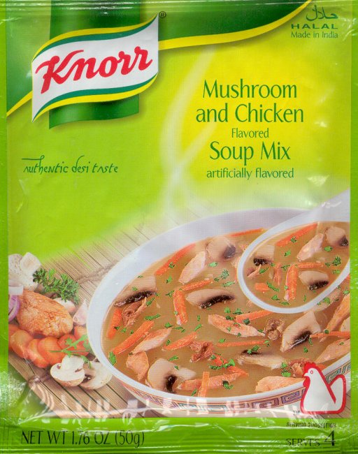 (image for) KNORR MUSHROOM & CHICKEN FLAVORED SOUP MIX