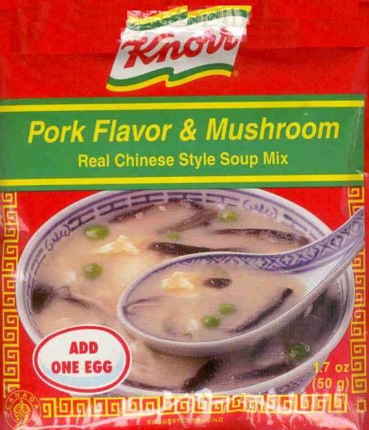 (image for) KNORR PORK FLAVOR & MUSHROOM CHINESE STYLE SOUP MIX