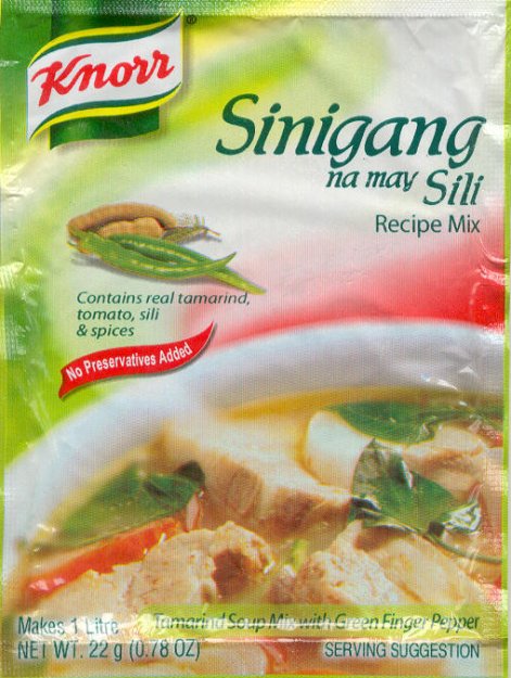 (image for) KNORR TAMARIND SOUP W/ GREEN FINGER PEPPER SINIGANG NA MAY SILI