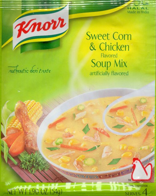 (image for) KNORR SWEET CORN & CHICKEN FLAVORED SOUP MIX