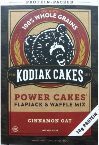 (image for) KODIAK CAKES POWER CAKES FLAPJACK & WAFFEL MIX CINNAMON OAT