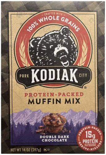 (image for) KODIAK CAKES PROTEIN PACKED MUFFIN MIX DOUBLE DARK CHOCOLATE