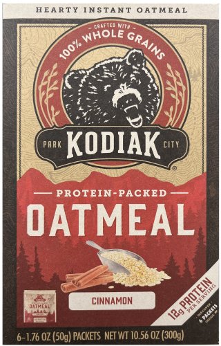 (image for) KODIAK PROTEIN PACKED OATMEAL CINNAMON