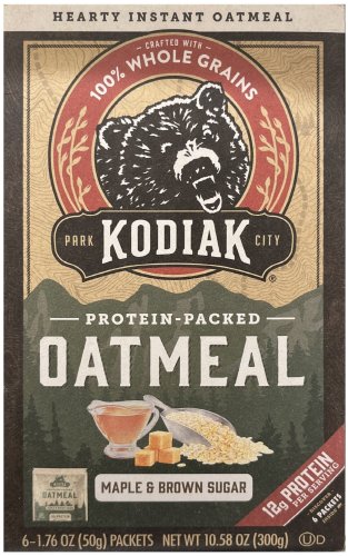 (image for) KODIAK PROTEIN PACKED OATMEAL MAPLE & BROWN SUGAR