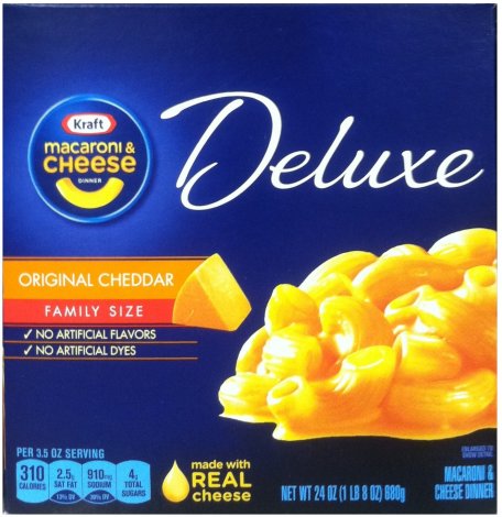 (image for) KRAFT MACARONI & CHEESE DELUXE ORIGINAL CHEDDAR