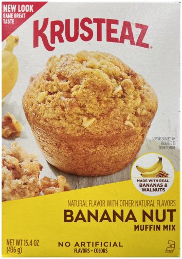 (image for) KRUSTEAZ BANANA NUT MUFFIN MIX