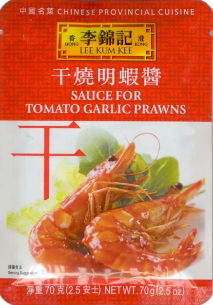 (image for) LEE KUM KEE SAUCE FOR TOMATO GARLIC PRAWNS