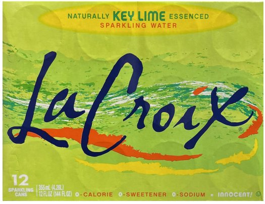 (image for) LA CROIX NATURALLY KEY LIME ESSENCED SPARKLING WATER