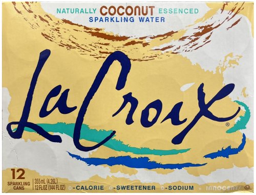 (image for) LA CROIX NATURALLY COCONUT ESSENCED SPARKLING WATER