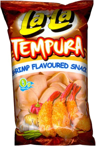 (image for) LA LA TEMPURA SHRIMP FLAVOURED SNACK