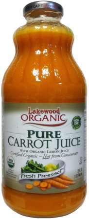 (image for) LAKEWOOD ORGANIC PURE CARROT JUICE