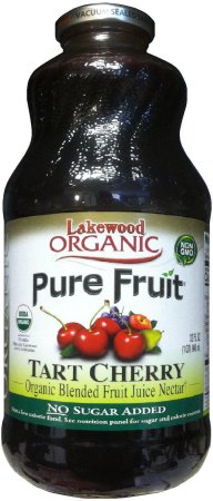 (image for) LAKEWOOD ORGANIC PURE FRUIT TART CHERRY JUICE