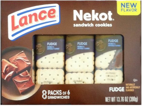 (image for) LANCE NEKOT FUDGE SANDWICH COOKIES