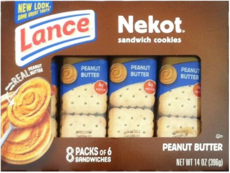 (image for) LANCE NEKOT PEANUT BUTTER SANDWICH COOKIES