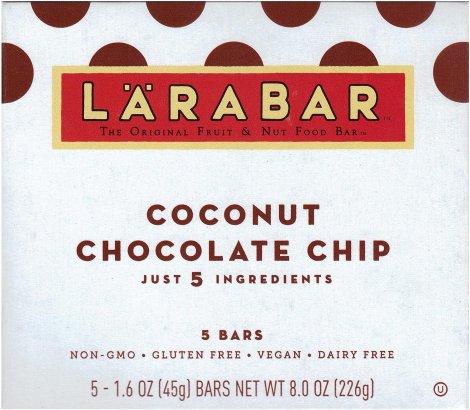 (image for) LARABAR COCONUT CHOCOLATE CHIP BAR