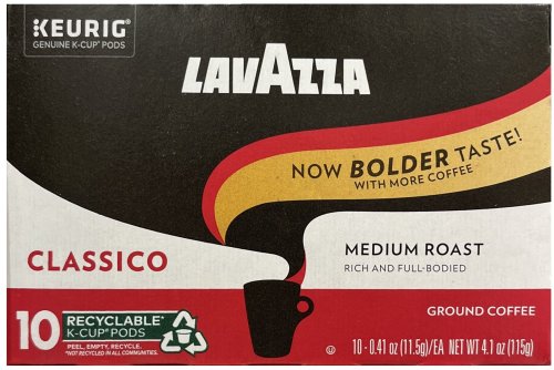 (image for) LAVAZZA CLASSICO MEDIUM ROAST COFFEE K-CUP PODS